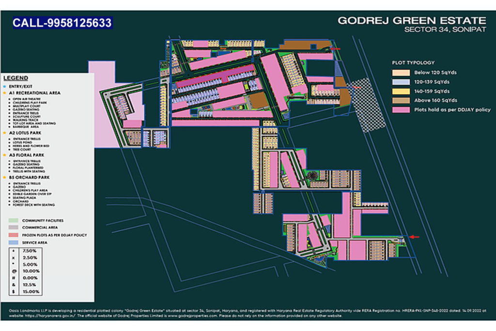 Godrej-Green-Estate-Plots Layout Call 9999444220