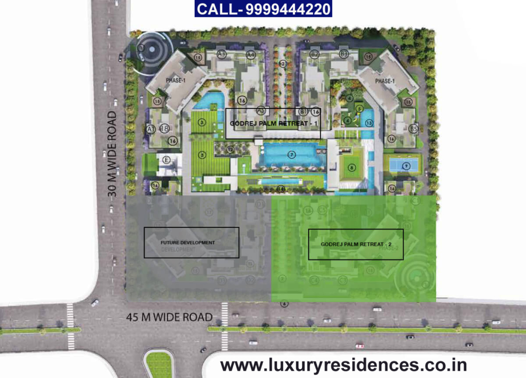 Godrej Palm Retreat Layout Plan