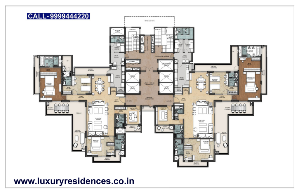 Max Sector 128 Noida Floor Plan