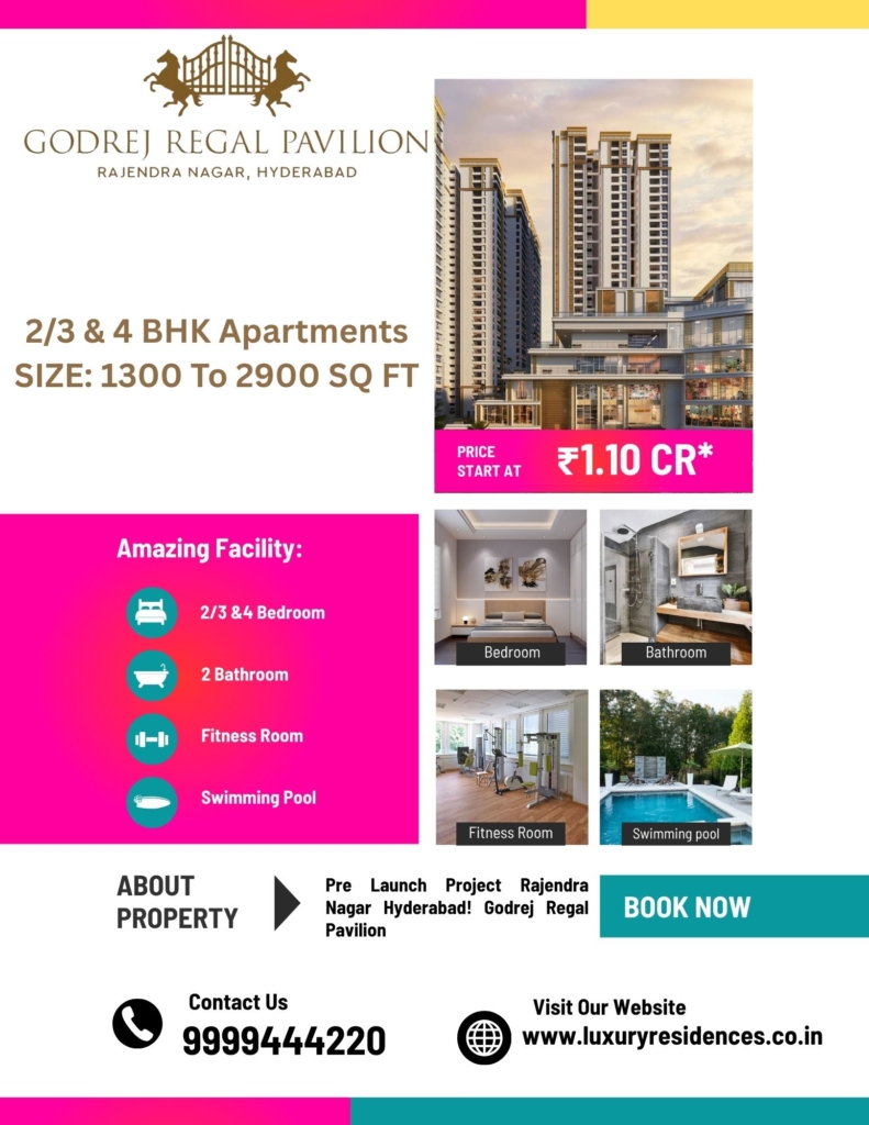 Godrej Regal Pavilion Hyderabad in Rajendra Nagar