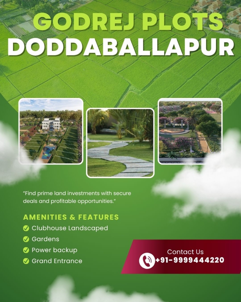 Goderj Plots Godrej Plots Doddaballapur – Premium Plots in North Bangalore