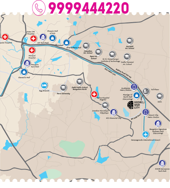 Godrej MSR City Location