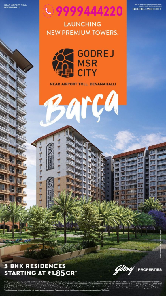 Godrej MSR City Possession Date