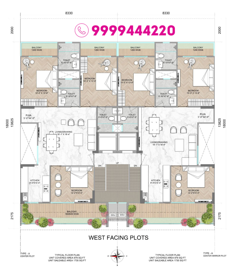 M3M Ter­races Floors