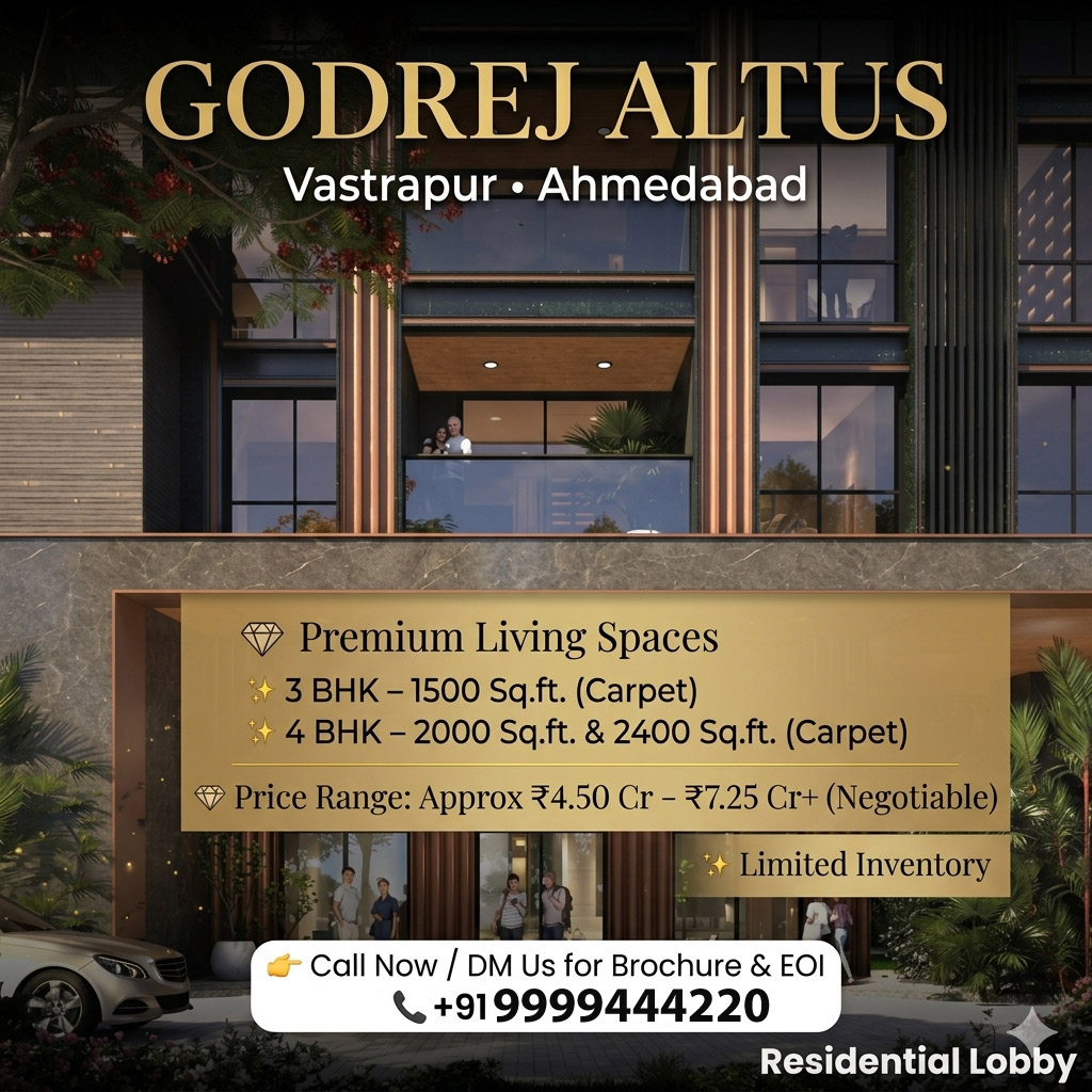 Godrej Altus Vastrapur Contact Number
