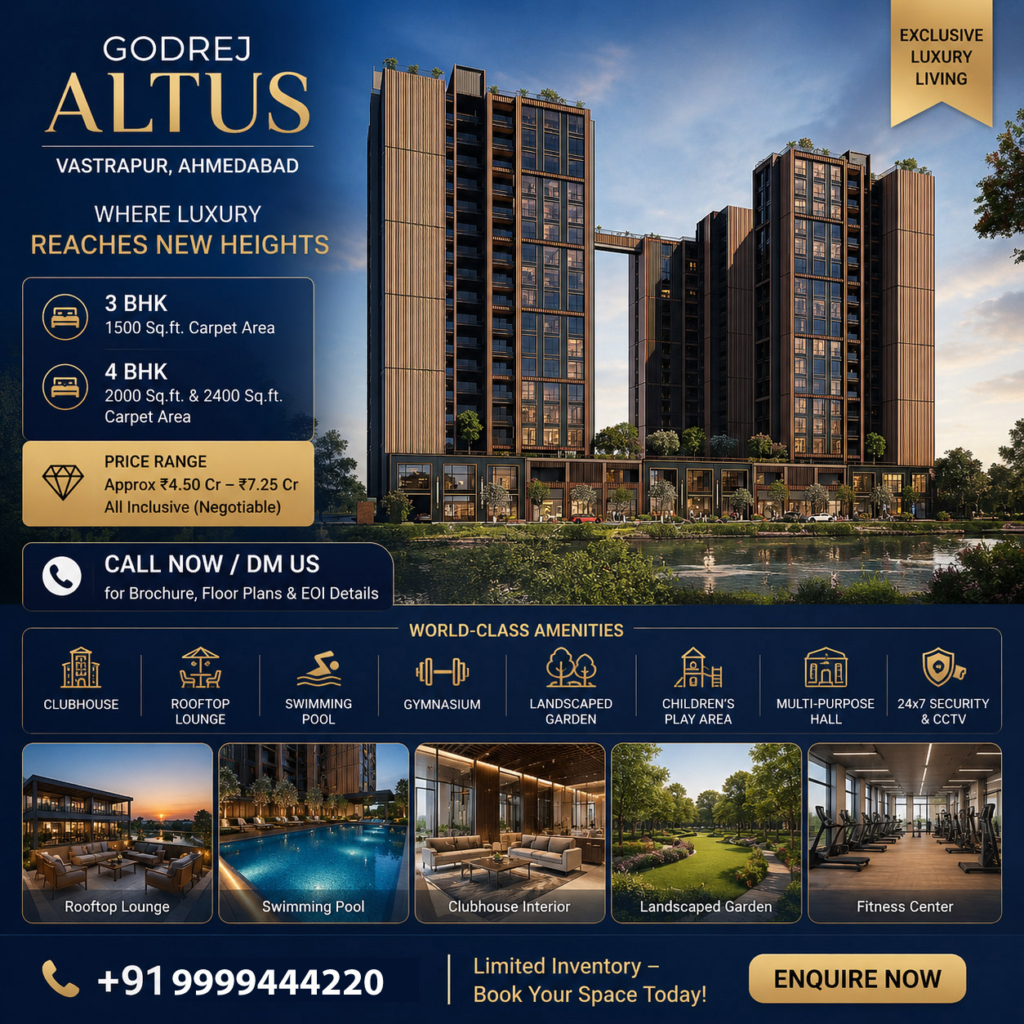Godrej Altus Vastrapur Ahmedabad