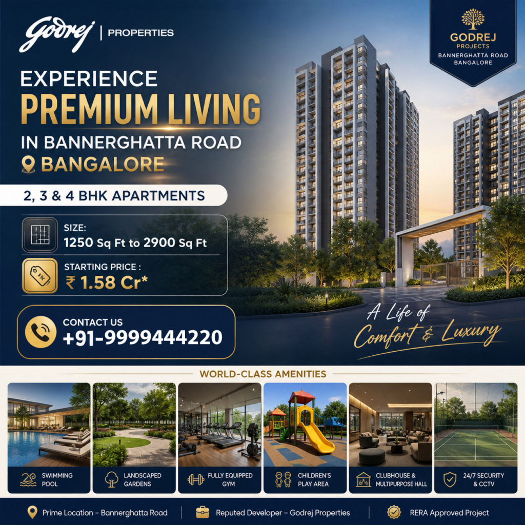 Godrej New Launch Bannerghatta
