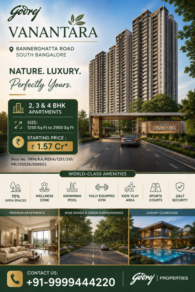 Godrej Vanantara Bannerghatta