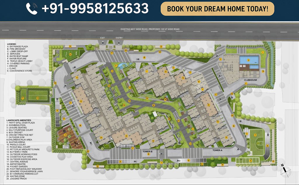 Godrej Brooklyn Avenue Layout Plan