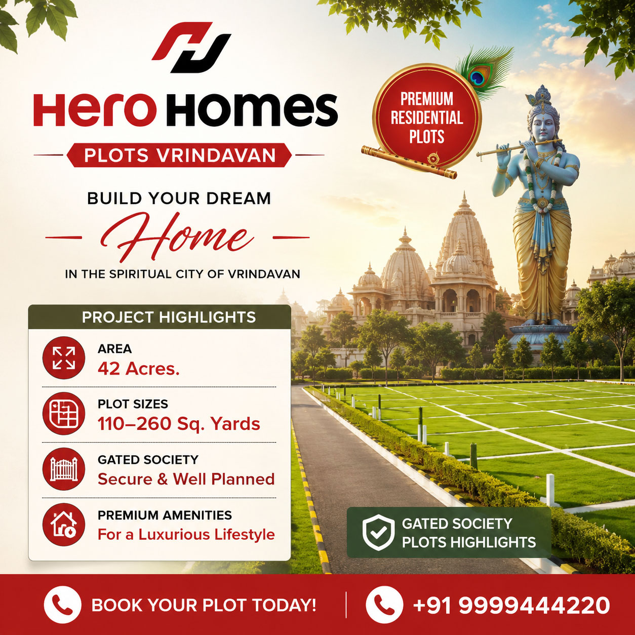 Hero Homes Plots Vrindavan
