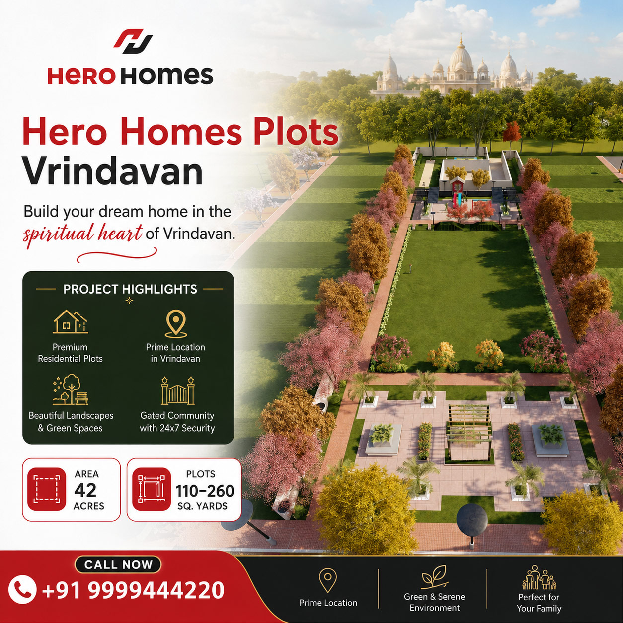Hero Homes Plots Vrindavan